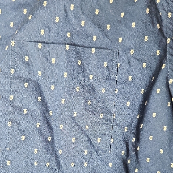 American Eagle Outfitters Blue and White Long Sleeve Tee - Picture 3 of 3